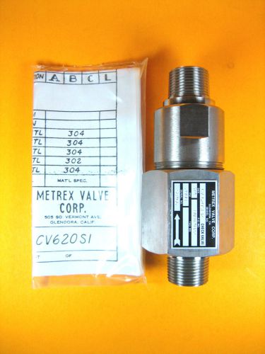 Metrex Valve Corp -  CV-620S1-12 -  3/4&#034; Check Valve