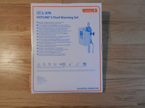 Smith Medical Hotline 3 fluid Warming Set Level 1  ref l - 370