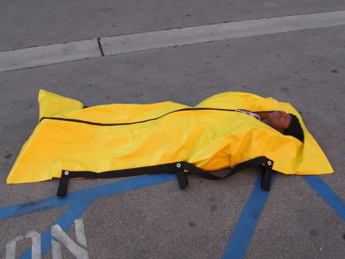 Polyethylene Vinyl Acetate (PEVA) Yellow Body Bag for the Post Apocalypse 2012