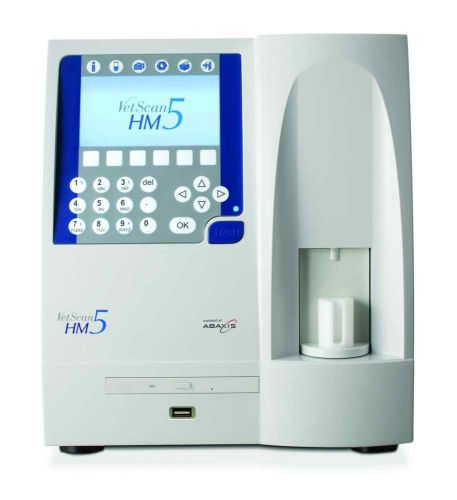 ABAXIS VETSCAN HM5 VETERINARY HEMATOLOGY BLOOD ANALYZER CBC RBC