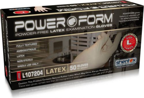 Powder-Free Latex Disposable 50 Gloves Many sizes tattoo automotive dental lab