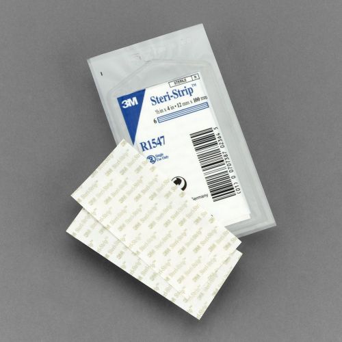 3M Steri-Strip Adhesive Skin Closures 1/2 x 4 R1547 1 PACK= 6