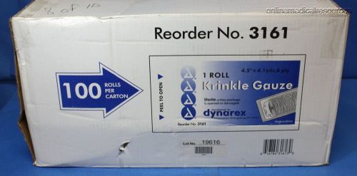 DYNAREX Sterile Krinkle Gauze Rolls 4.5