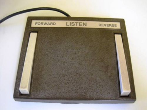 Lanier Transcriber Foot Pedal Dictation Foot Control Unit Used