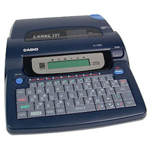 Casio Label It! 3-Line Thermal Label Printer KL-7200 Labeler