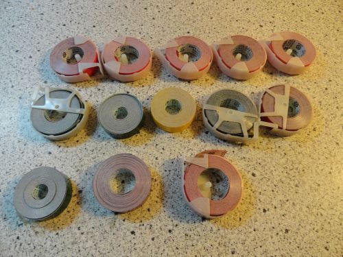 dymo label maker tape 3D  embossing  lot  1/2 inch    #100