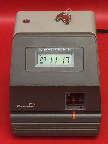 ACROPRINT 175 ELECTRONIC TIME CLOCK