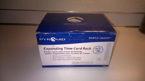 Pyramid EXPANDING TIME CARD RACK HOLDER TAN HOLDS 25