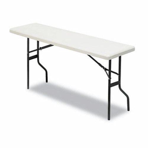 Iceberg too 1200 series folding table, 60w x 18d x 29h, platinum (ice65353) for sale