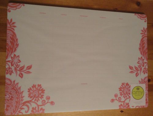 New Amy Butler Love Sandlewood Pink Pumpkin Ivory Desktop Planner 52 sheets