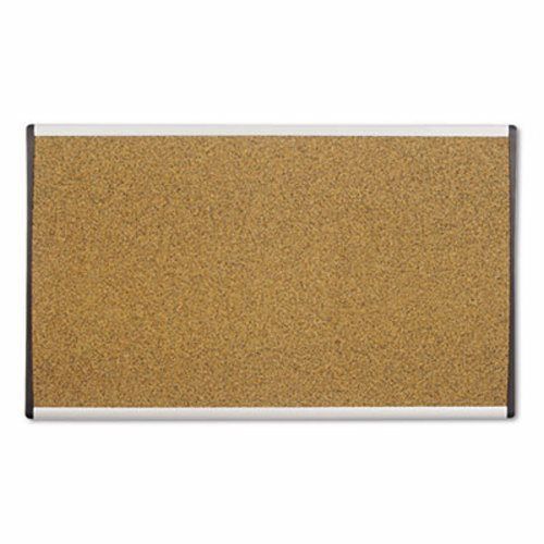 Quartet ARC Frame Cork Cubicle Board, 18 x 30, Tan, Aluminum Frame (QRTARCB3018)