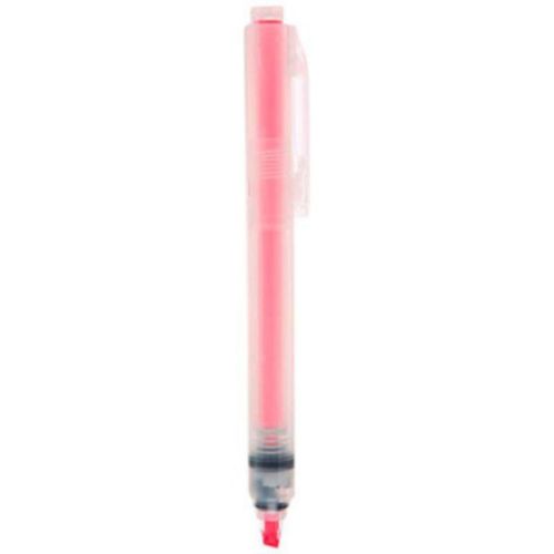 MUJI Moma Polypropylene knock type Highlighter (Pink) Japan Worldwide