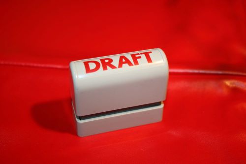 Ink Stamp &#034;DRAFT&#034; Ships fast No ink