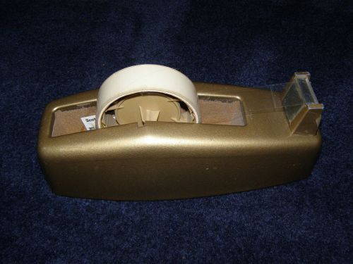 Vintage scotch model C 23 cast tape dispenser with reel