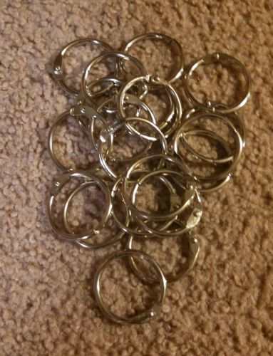 20 Book Rings 1 Inch