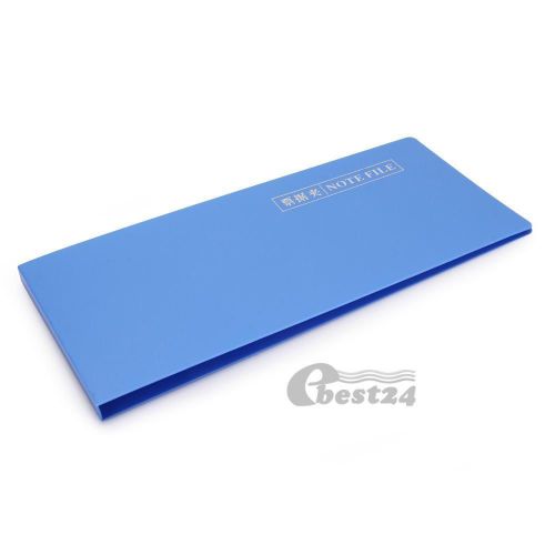 Check Quick Clamp Clip File Folder Organizer Document Office Blue 10mm