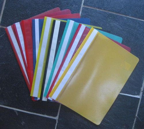 Report files a4  pvc - 25 files - various colours for sale