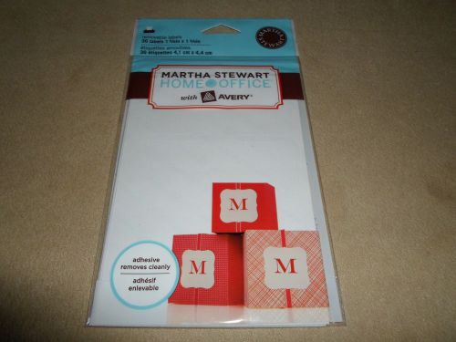 36 Martha Stewart Home Office Inkjet &amp; Laser Removable Labels, NEW IN PACKAGE!!