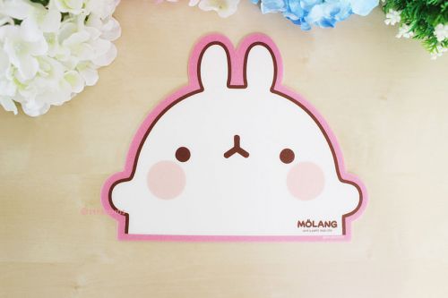 MOLANG Lovely Cute Character Shape Mouse pad (Molang Mousepad Front)