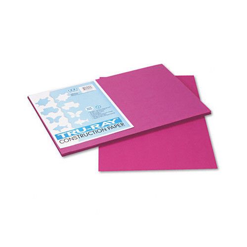 Tru-Ray Construction Paper, Sulphite, 12 x 18, Magenta, 50 Sheets Set of 4