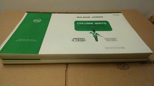 Wilson Jones Column Write Green G7616A 16 Column **10 PADS **