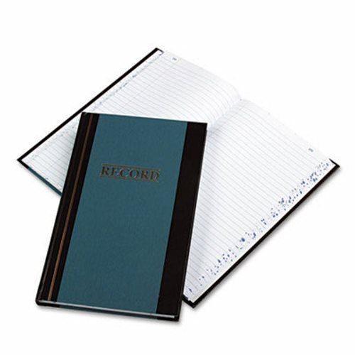 Wilson Jones Account Book, Blue Hardcover, 300 Pages, 11 3/4 x 7 1/4 (WLJS3003R)