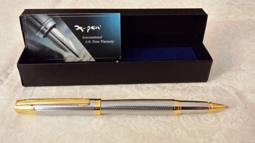 FINE WRITING INSTRUMENT SYMPHONY ROLLER BALL CHROME FINISH