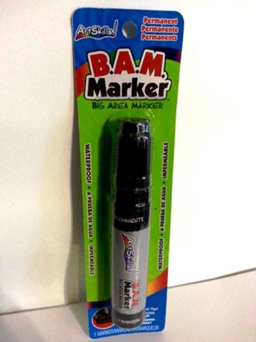 B.A.M. Black Permanent Marker by Art Skills