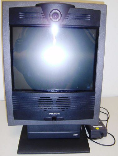 Tandberg 1000 TTC7-02 12&#034; LCD Video Conference System NTSC Mic Web Cam Ethernet