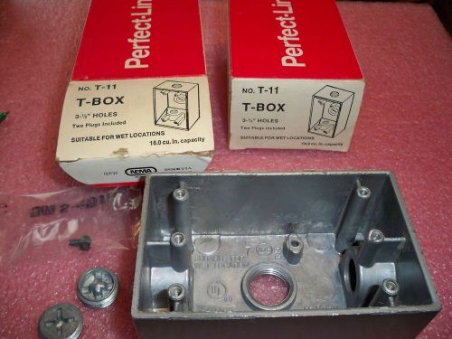 PERFECT-LINE T-BOX, NO# T-11, 2 EACH NEW IN BOX