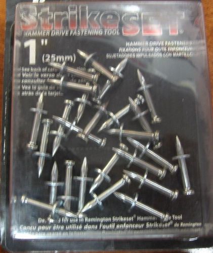 STRIKE SET 1&#034; HAMMER DRIVE FASTENER 25 QTY 103075