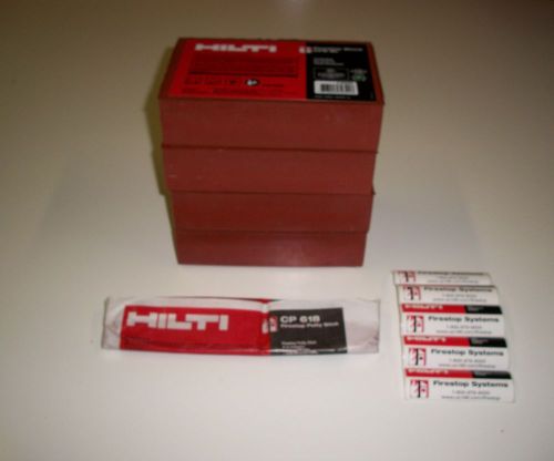 HILTI FIRESTOP BLOCKS, CFS-BL, FIRESTOP PUTTY STICK &amp; LABELS.