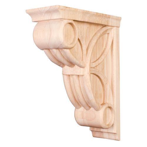 3&#034; x 8&#034; x 10&#034; Celtic Weave Corbel.  Rubberwood #COR6-2RW