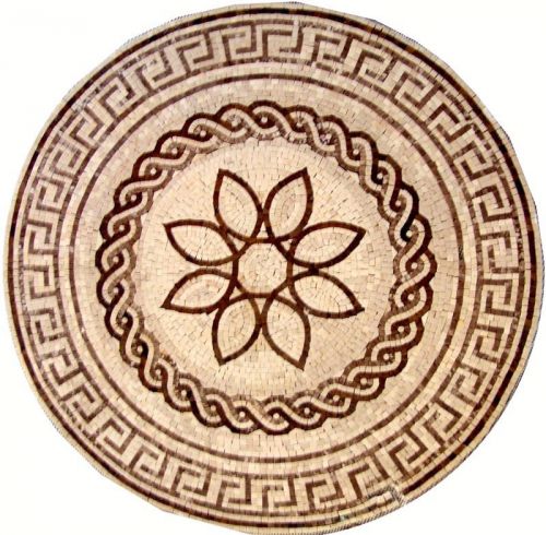 Marble mosaic medallion for sale
