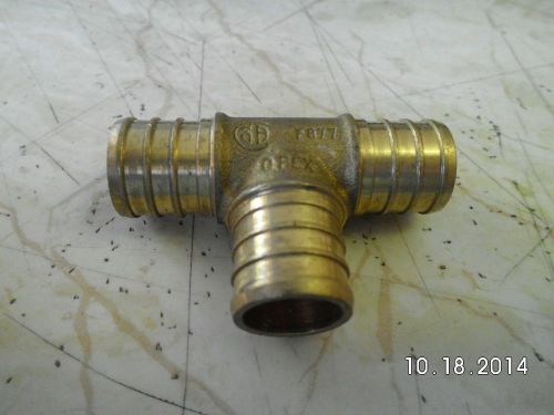 3/4&#034; PEX Tee - Brass Crimp Fitting