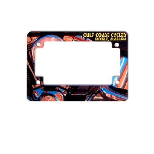 Custom personalized photo frp mini license plate frame for sale