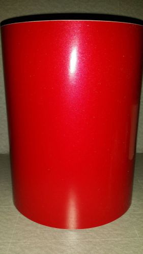 6.75&#034; X 50yd METALLIC RED vinyl