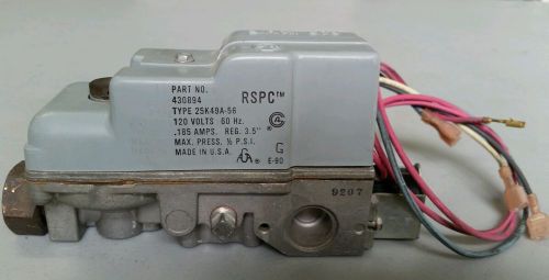 Huebsch / ADC Dryer Gas valve 120v ,430894