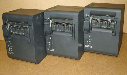 Lot of 3 EPSON TM-L90 M165C Thermal Label Receipt Printer