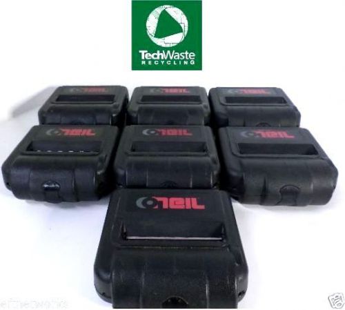 LOT OF 7 ONEIL MF4T PORTABLE THERMAL RECEIPT/LABEL PRINTER 200247-101 T3-C3