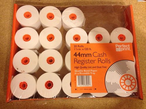 Cash Register Rolls 44MM 1 3/4 x 120 New 18 rolls total