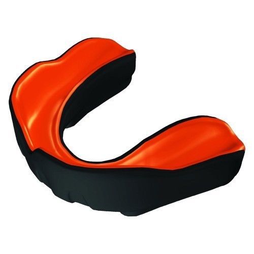 Makura Gum Shield Mouth Guard Mouthguard Adults/Senior Age 12+ Black/Orange