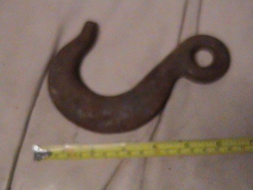 Vintage  6 1/4&#034; hook, 2 1/2&#034; throat, 1/2&#034; eye. Useful, decorative for metal art