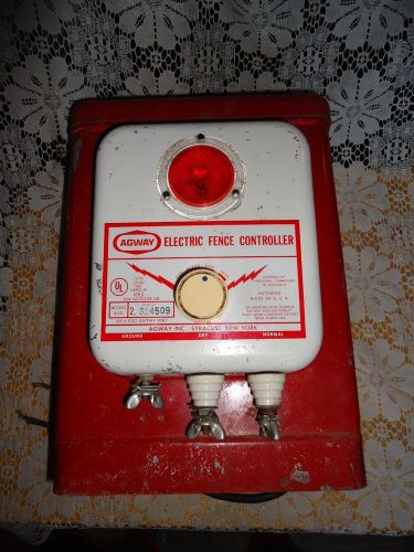 VINTAGE ELECTRIC FENCE CONTROLLER ,AGWAY A-30,6 VOLT,FARM PREPPER,STEER,COW,PIG