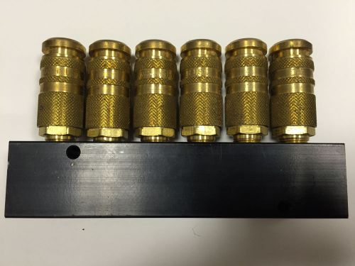 Coilhose Pneumatics 6 Port Straight Manifold Assembly