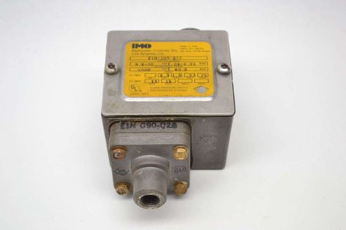 BARKSDALE IMO  E1H-G90-Q25 ECON-O-TROL ALARM PRESSURE 24V-DC SWITCH B450483