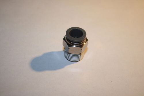 NORGREN C24250748 STRAIGHT ADAPTER MALE 1/2&#034; NPT 1/2&#034; OD TUBE  NNB