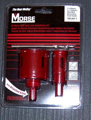 Mk morse co taclkit1 lock installation kit wood/metal doors for sale