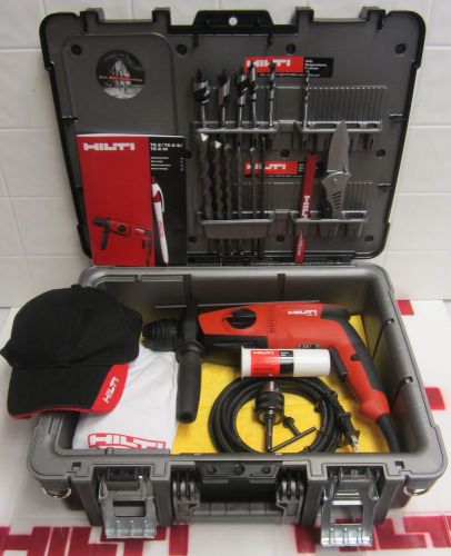 Hilti te 2 w/ sds plus adaptor &amp; a bit set, brand new, original, fast shipping for sale