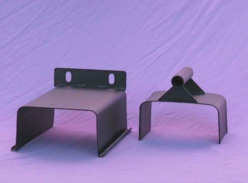 Flat Top Curb Slip Form and Trowel for landscape concrete curbing machine.